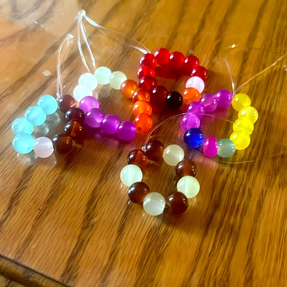 Handmade beaded keychains
